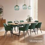 Marilyn Accent Chair - Dark Green Set of