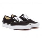 Vans Authentic Unisex Black White Canvas