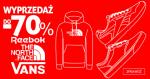 Wyprzeda marek Reebok/Vans/The North Fac...