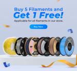 Exclusive! Extra 50% off for filaments!