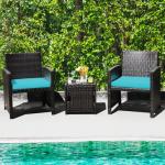 55% OFF 3-Piece Patio PE Rattan