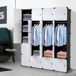 DIY 20-Cube Stackable Storage Closet wit...