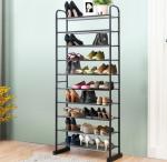 Space-Saving Metal Frame 10-Tier Shoe Or...