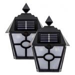 LED Solar Retro Wall Sconce Light Lamp