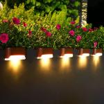 Solar LED Deck & Step Lights (8-Pack)