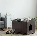 Cat Litter Box Cabinet Storage Bench