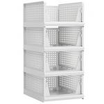 Plastic Stacking Collapsible Storage Box...