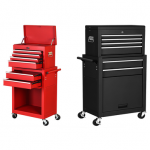 Rolling 2-in-1 6-Drawer Tool Cabinet