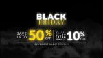 Black Friday Offer, as much as 50%