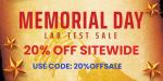 Happy Memorial Day! Our Biggest Sale of