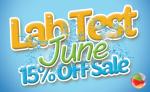 June Lab Test 15% Off Sale!