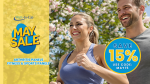 May Sale! Save 15% with code 