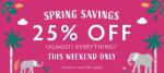 Extra 5% off Spring Savings