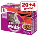 20 4 saszetki GRATIS! Whiskas, mega wyb