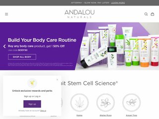 andalou coupon code