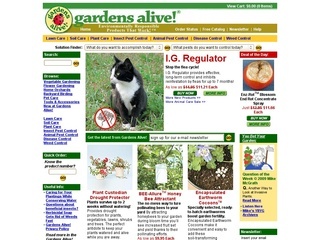Gardens alive coupon Those in the know go to Gardens Alive to get high-quality garden care products. It offers a huge selection of products in the categories of insect control, weed control, grass repair, grass seed, vegetable fertilizer, container gardening, cover crops, disease control, soil preparation, flower aids, backyard birding, household cleaners, harvest aides, gardening tools, and the list goes on.