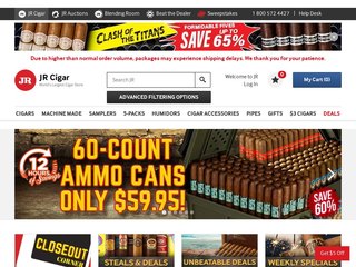 jrcigars coupon code