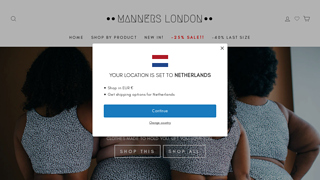 mannersldn coupon code