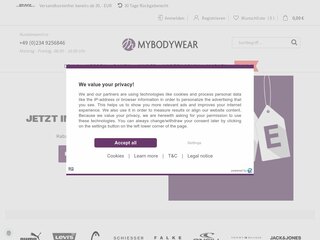 Mybodywear.de - Onlineshop für Damen-, Herrenwäsche und Socken