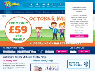 pontins coupon code