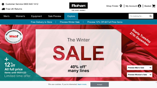 rohan coupon code