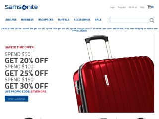 samsonite coupon code