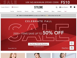 stylewe coupon code