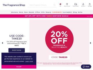 thefragranceshop coupon code