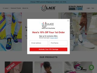 U-Lace No-Tie Sneaker Laces