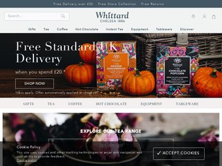 whittard coupon code