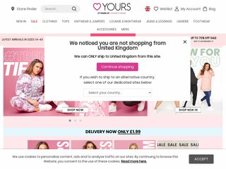 yoursclothing coupon code